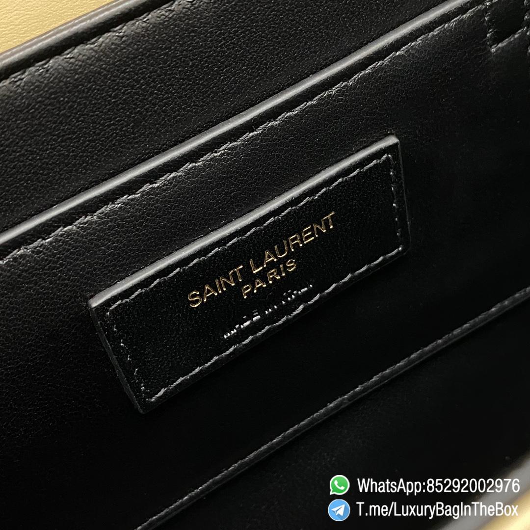 Best Quality Clone YSL Solferino Medium Satchel Bag Light Goldenrod Yellow In Box Saint Laurent Leather with Front Flap Bronze Metal Hardware Metal YSL Initials Closure SKU 634305 09