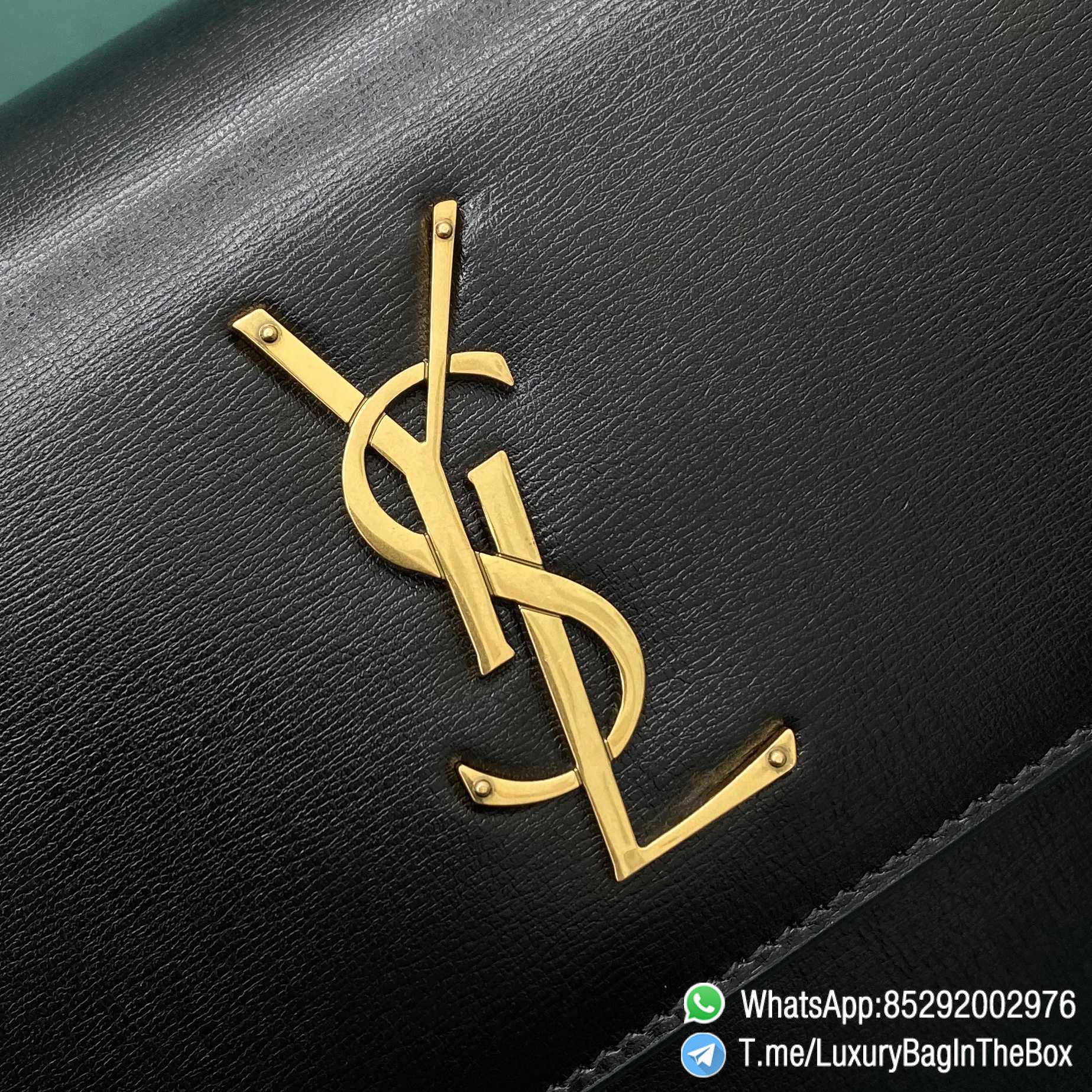 SAINT LAURENT MONOGRAM BAG YSL SUNSET MEDIUM IN SMOOTH LEATHER FRONT FLAP CHAIN AND LEATHER SHOULDER STRAP YSL BRONZE METAL HARDWARE STYLE ID 442906D420W1000 06