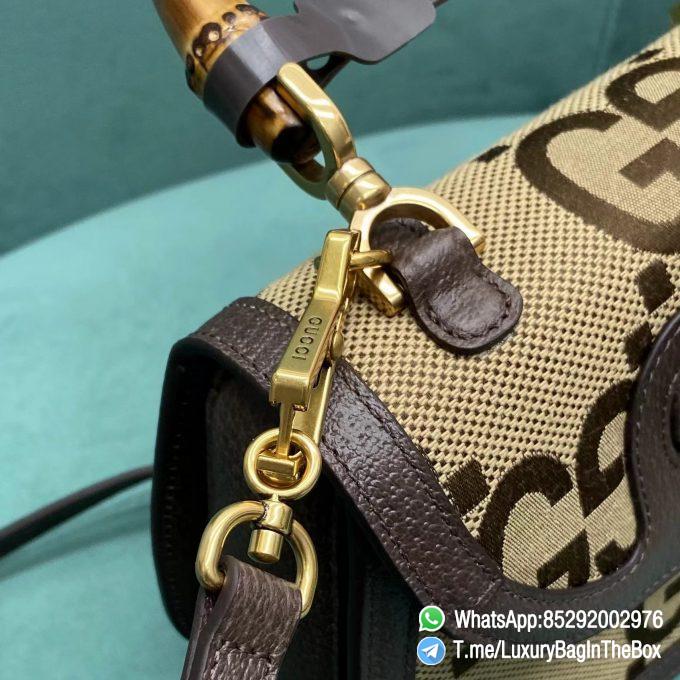 Top Quality Luxury Handbag Bamboo 1947 Jumbo GG Small Top Handle Bag SKU ‎675797 UKMDT 2570 08